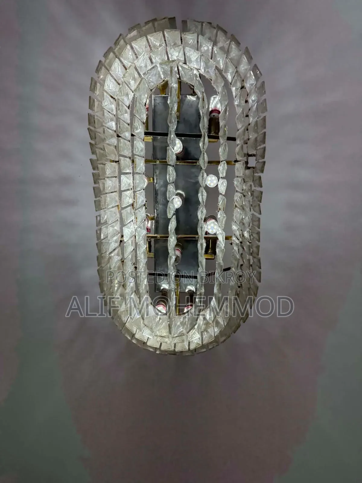 Modern Oval Crystal Chandelier Call