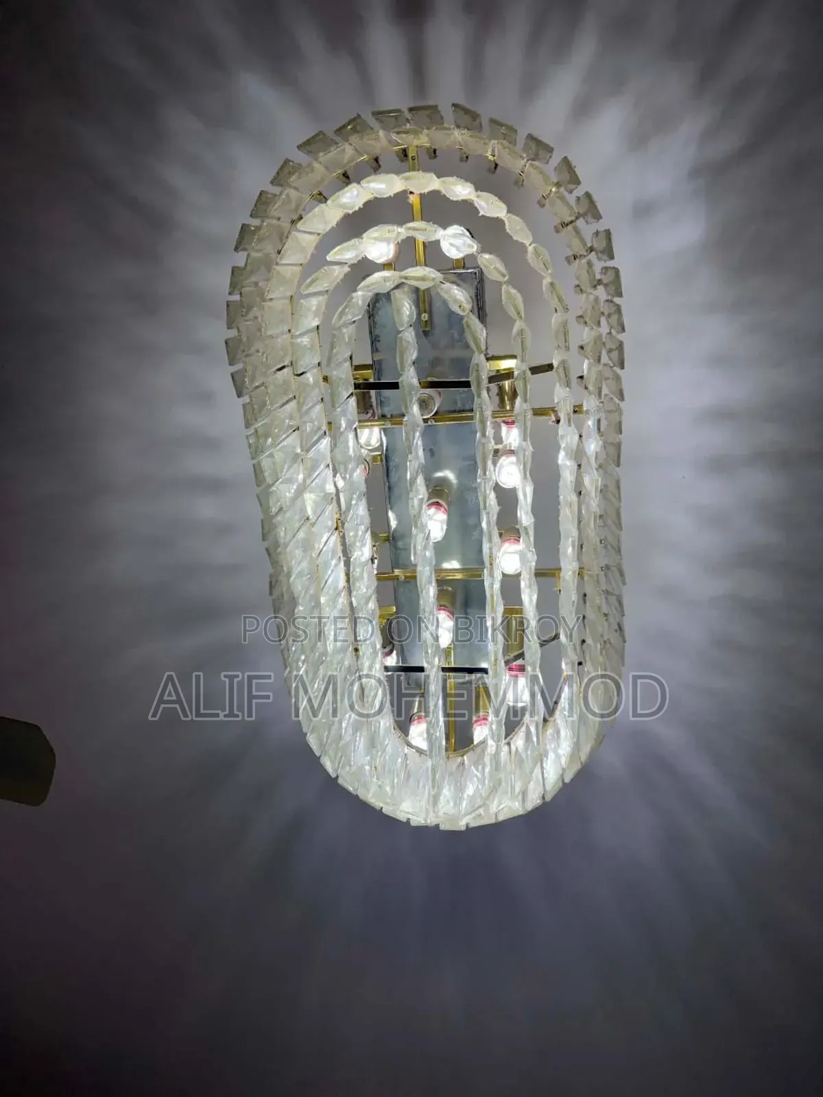 Modern Oval Crystal Chandelier Call