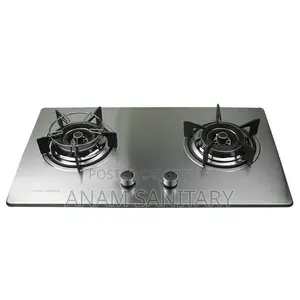 Gazi P316 CAM Smiss Stainless Steel Double Burner Gas Stove LPG