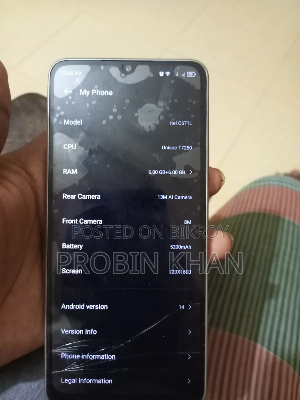 Itel City 100 128 GB Silver