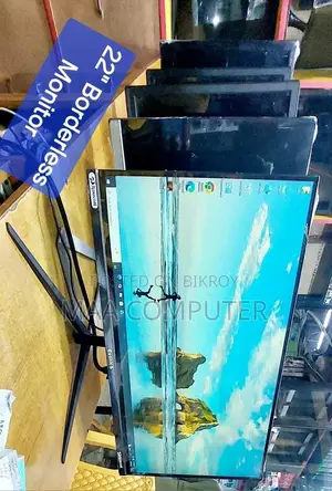 { Borderless Inch } (Super Slim) LED Monitor Esonic 1920×1080p