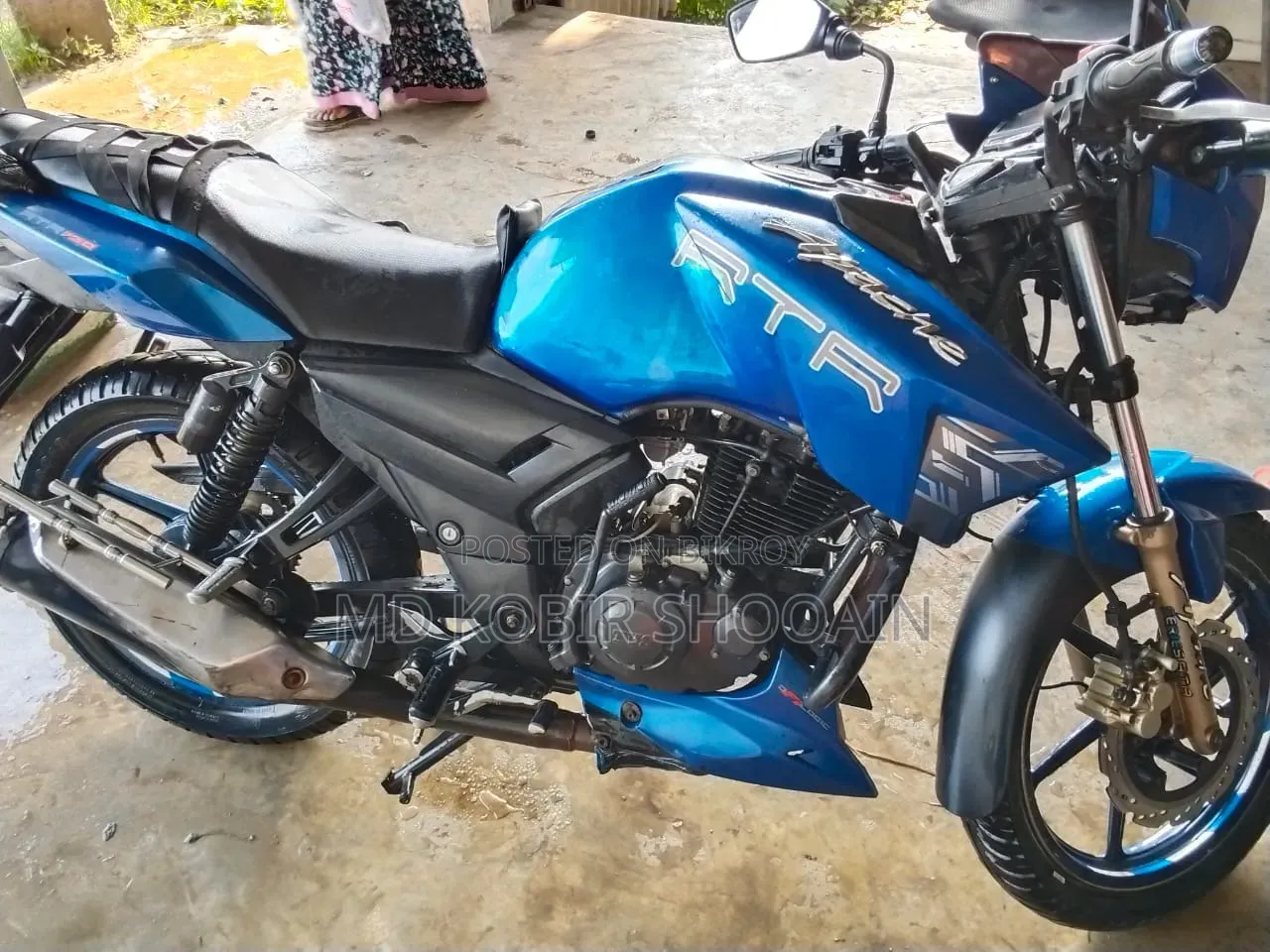 TVS Apache RTR 160 2V 2017 Blue