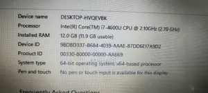Laptop HP EliteBook Folio 12GB Intel Core i7 SSD 256GB