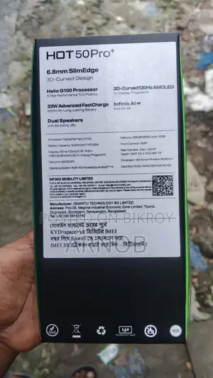 Infinix Hot 50 Pro+ 4G 256 GB Gray