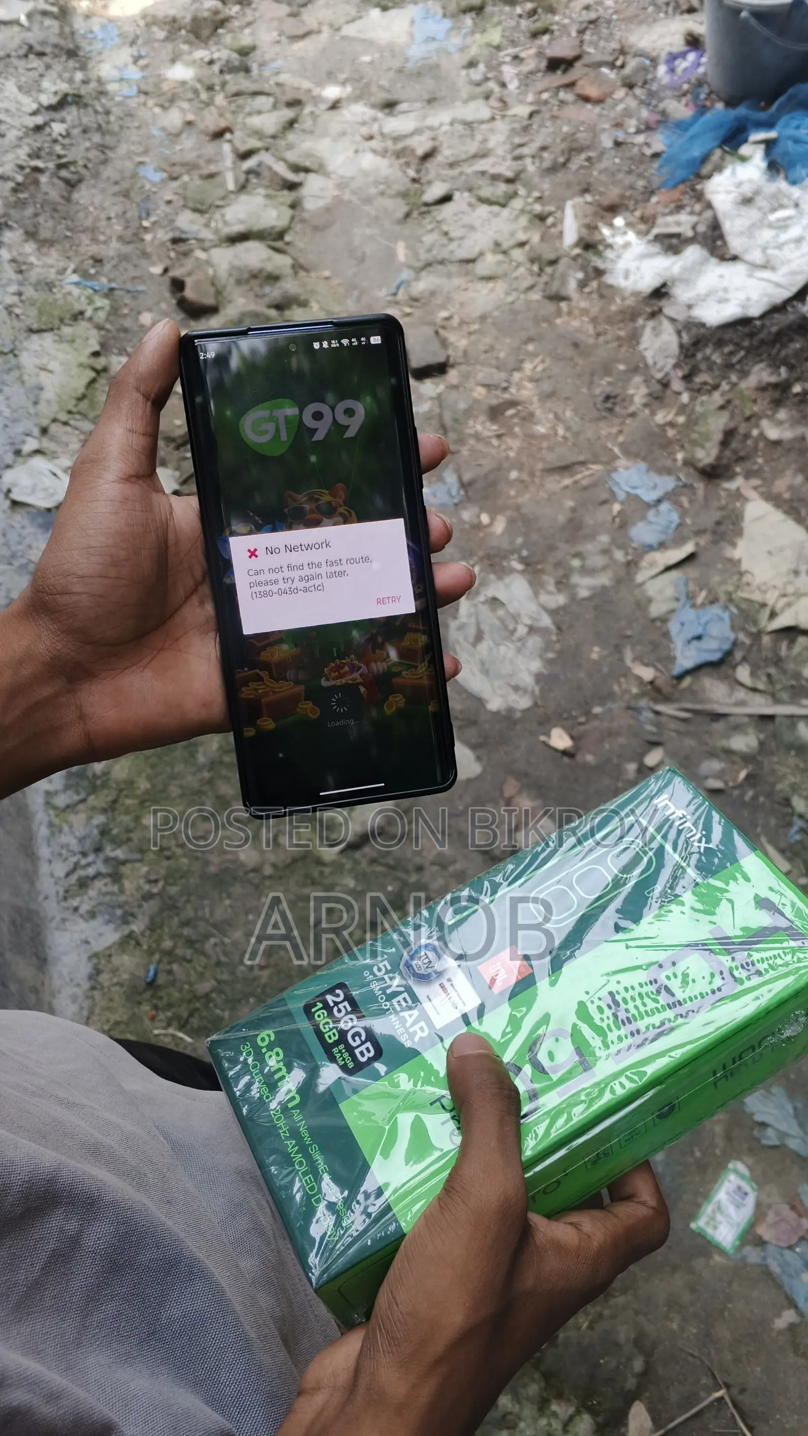 Infinix Hot 50 Pro+ 4G 256 GB Gray