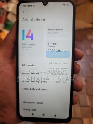 Xiaomi Redmi 13C 256 GB Black