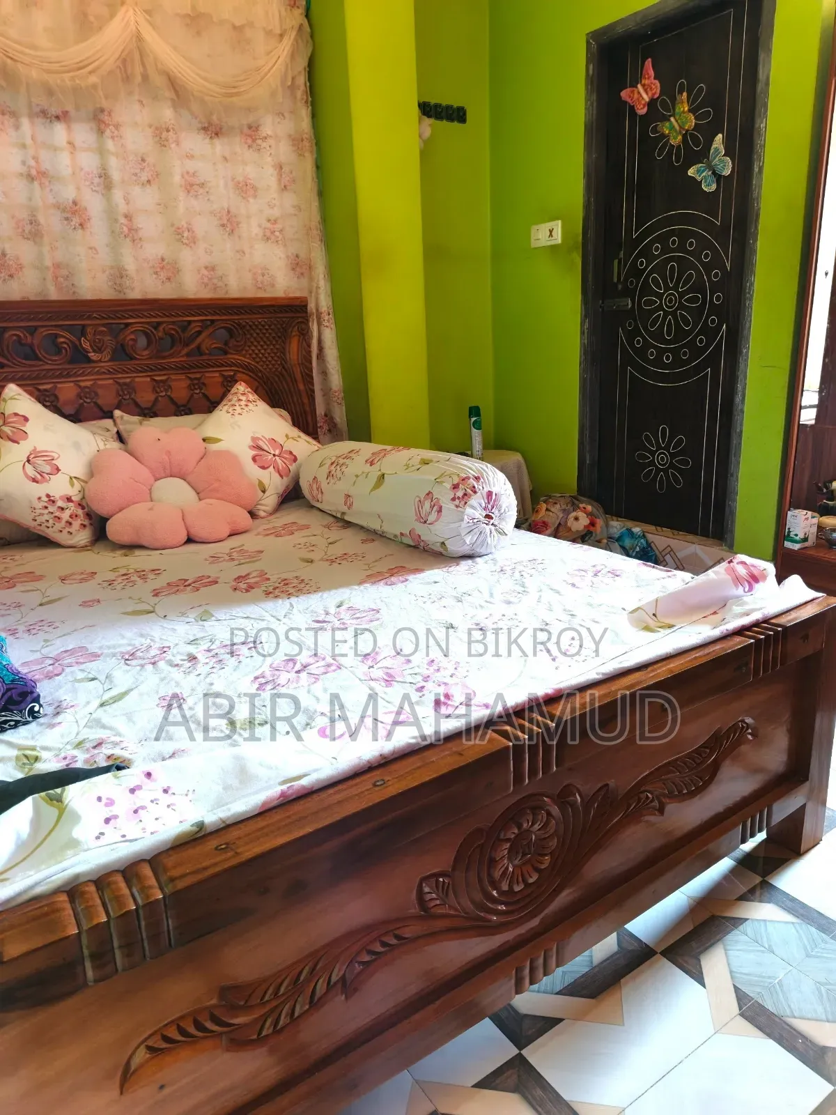 রেইনট্রি সারি কাঠের খাট বিক্রয় হবে।।