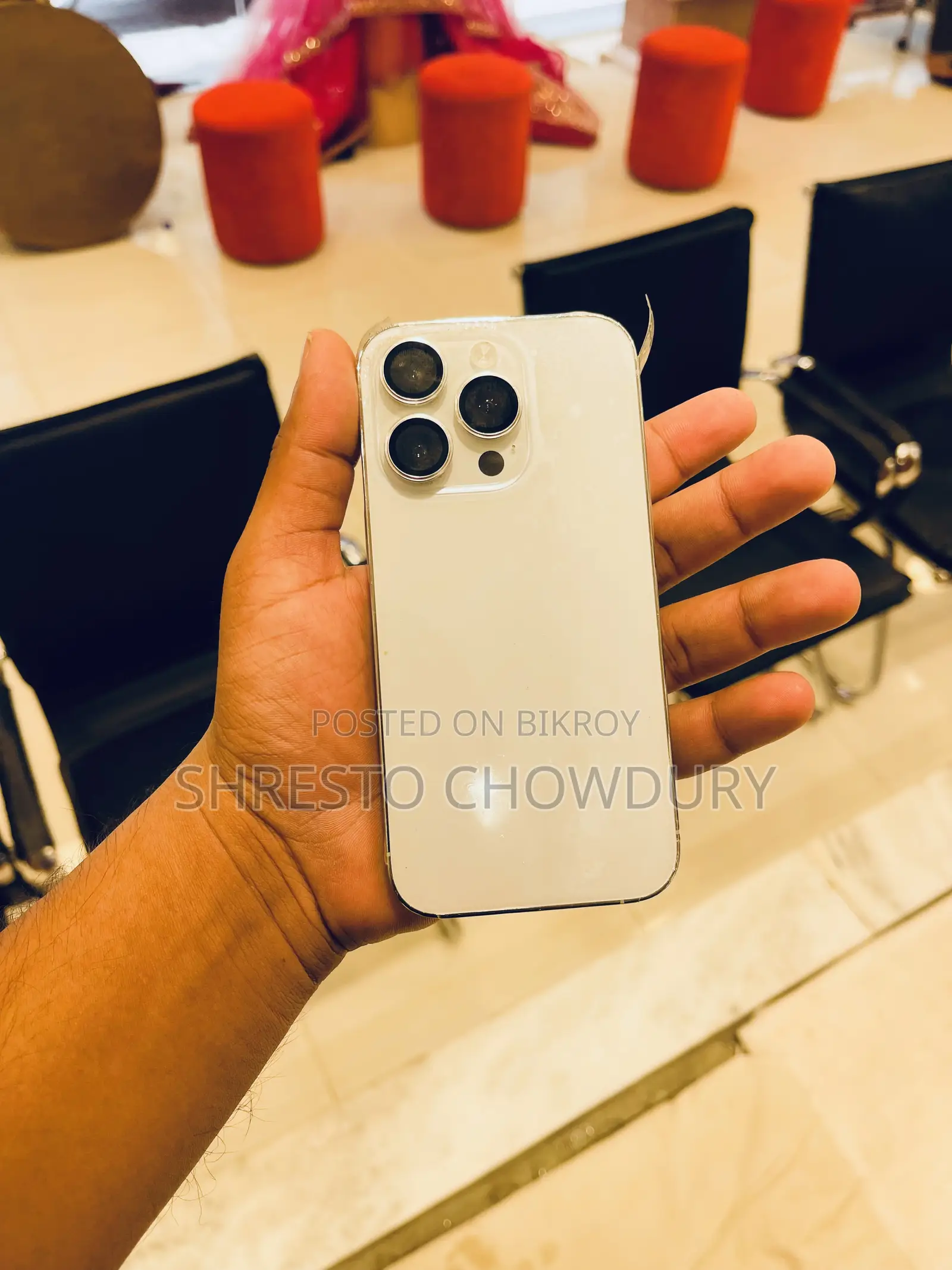 অ্যাপল আইফোন ১৪ প্রো ২৫৬ জিবি সিলভার