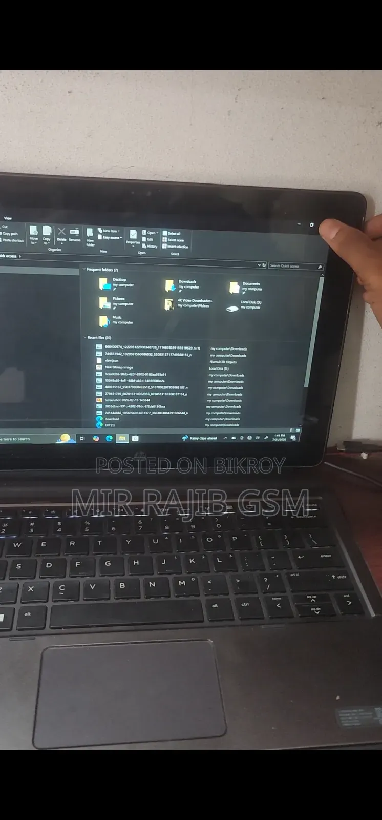 Laptop HP Elite X2 1013 G4 8GB Intel Core I5 SSD 256GB