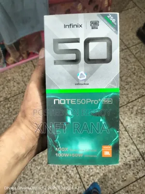 Infinix Note 50 Pro+ 256 GB Silver