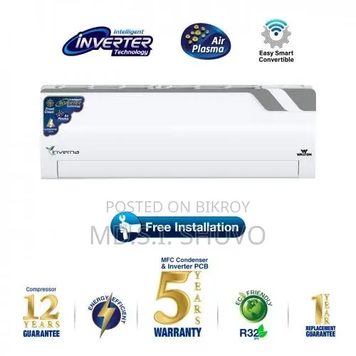 Walton 1.5 Ton Inverter AC (Inverna SuperSaver-18H Plasma) – Like New