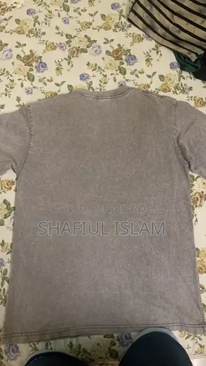 Noir Premium Acid Washed Tee and a FREE Beige Tee