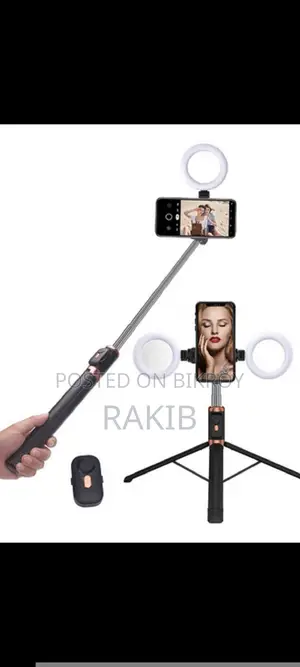 Plokama LIVE-Pro 1700mm Selfie Stick Tripod and Ring Light