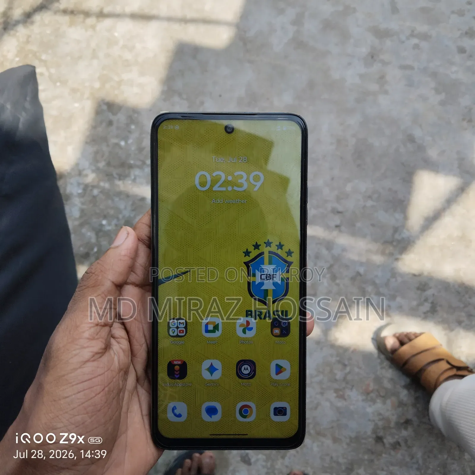 New Motorola Moto G57 5G 128 GB Blue