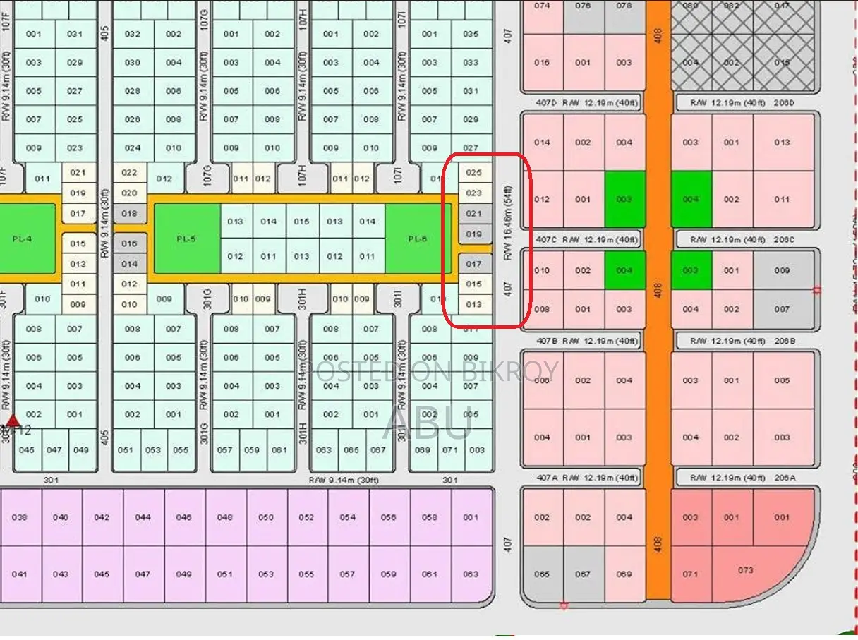 RAJUK Purbachal Sector 11 | 3 Katha | 54 Ft Road