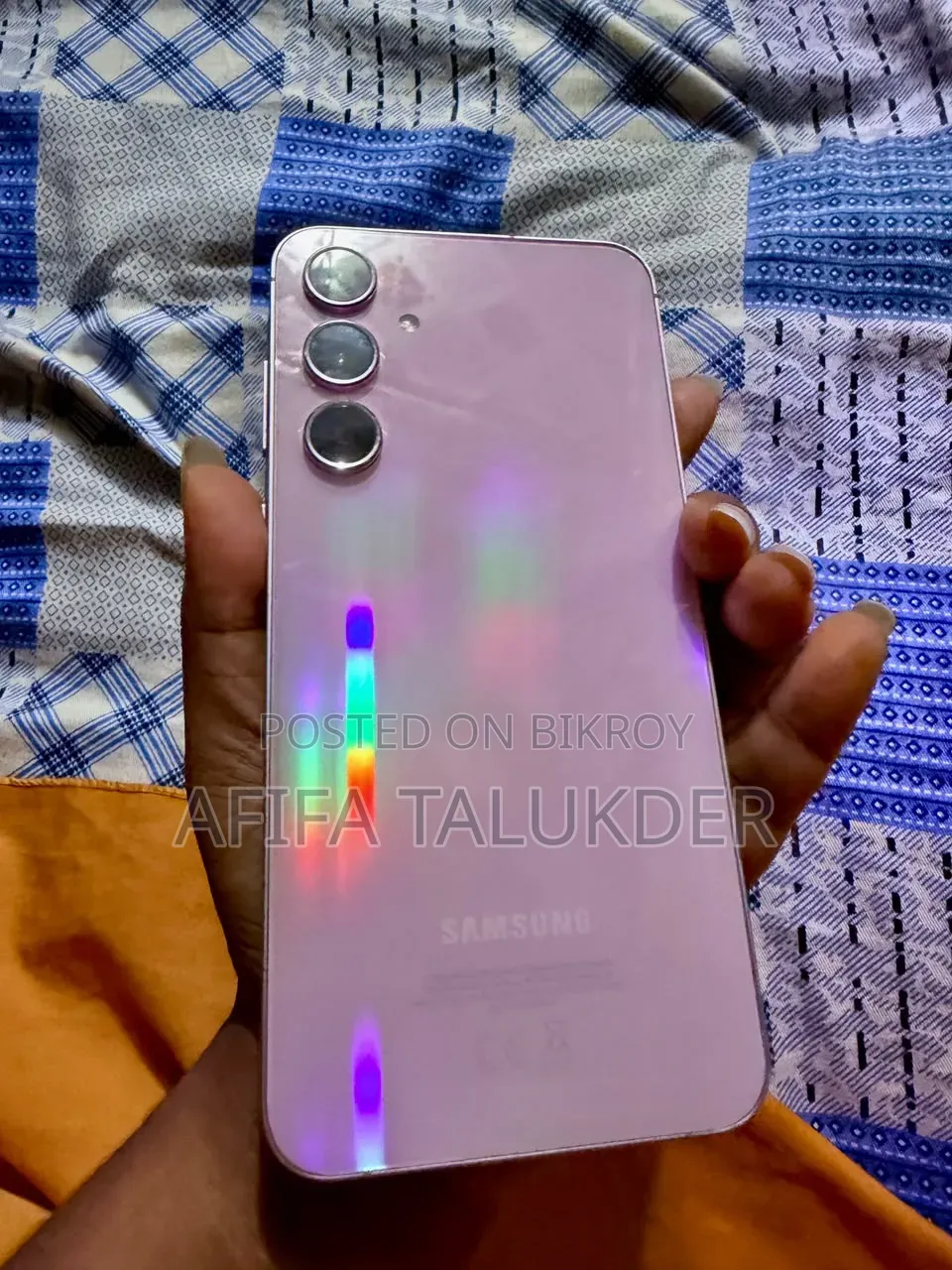 স্যামসাং গ্যালাক্সি এ৫৫ ১২৮ জিবি পিংক