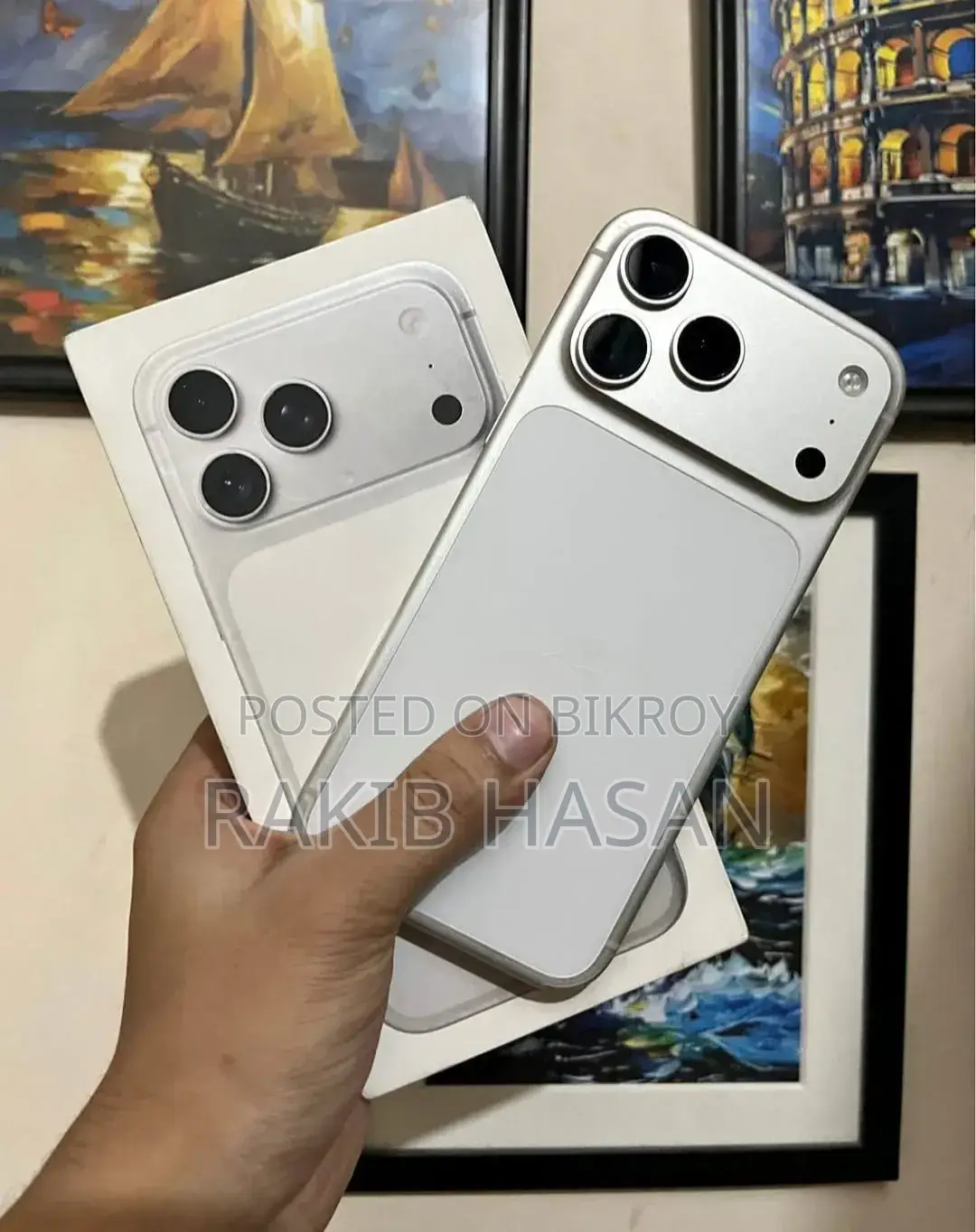 অ্যাপল আইফোন ১৭ প্রো ম্যাক্স ২৫৬ জিবি সিলভার