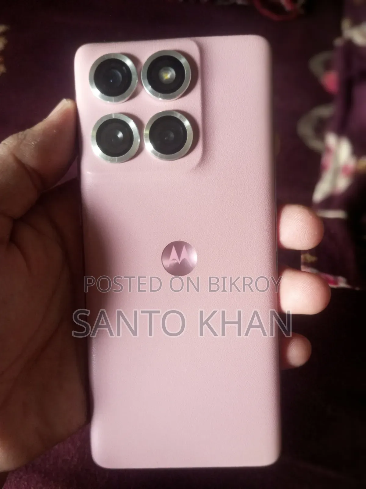 মোটোলোরা এজ ৬০ ফিউশন ২৫৬ জিবি গোলাপি