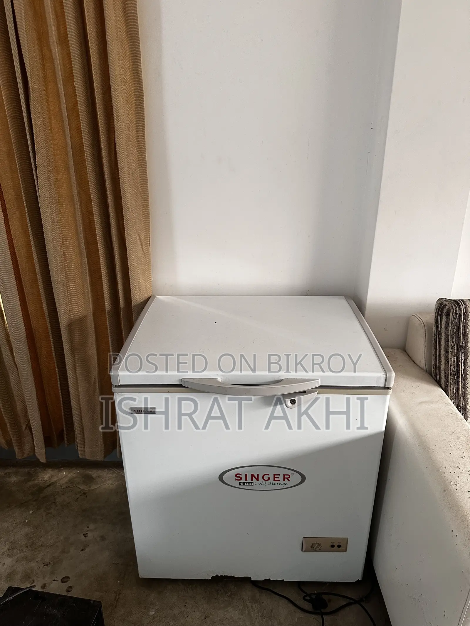 সিঙ্গার চেস্ট ডিপ ফ্রিজার বিক্রি হবে – ভালো কন্ডিশন – কম দামে