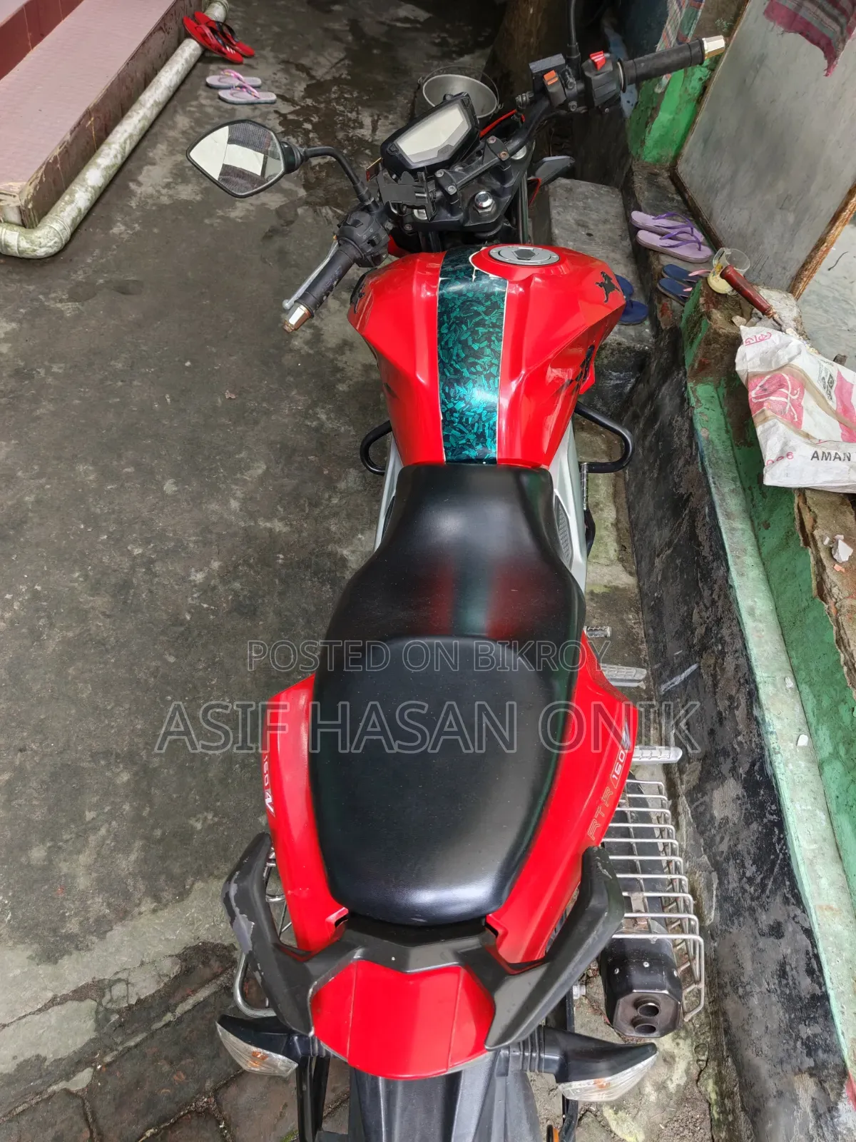 TVS Apache RTR 160 4V 2021 Red