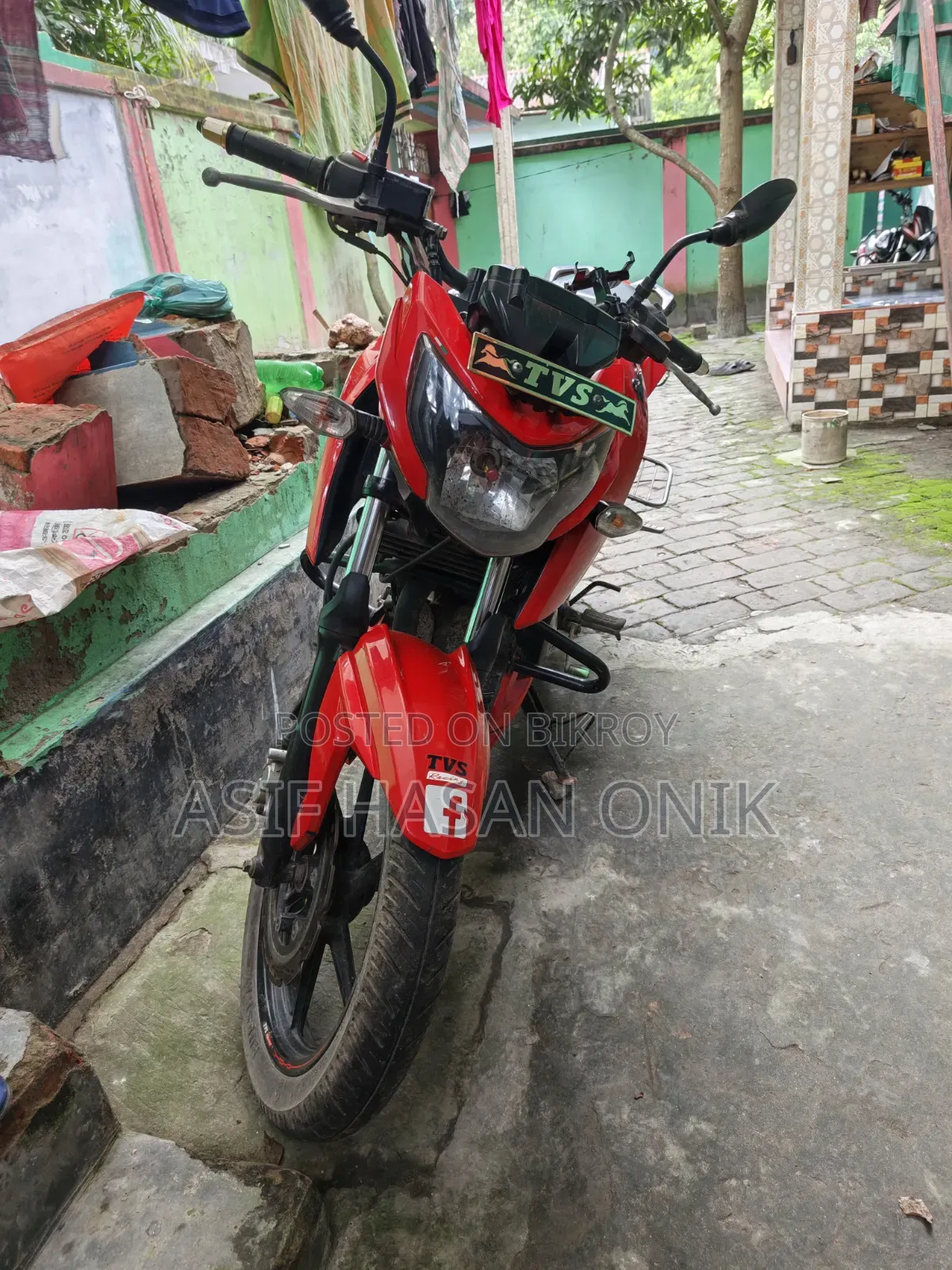 TVS Apache RTR 160 4V 2021 Red