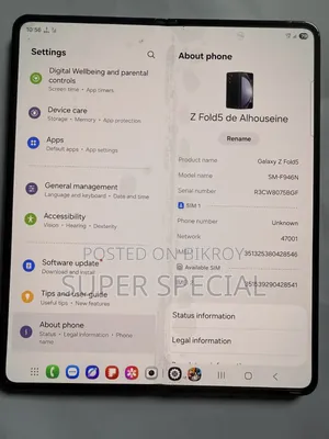 Samsung Galaxy Z Fold 5 256 GB Black