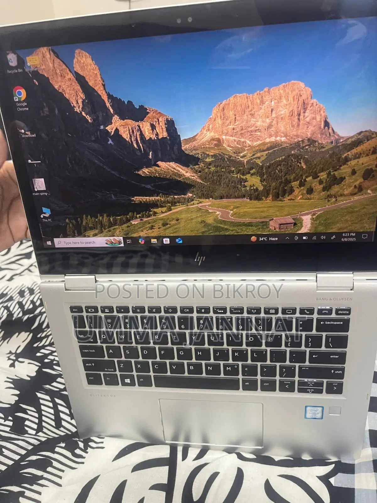 Laptop HP EliteBook X360 1030 G2 16GB Intel Core I7 SSD 512GB