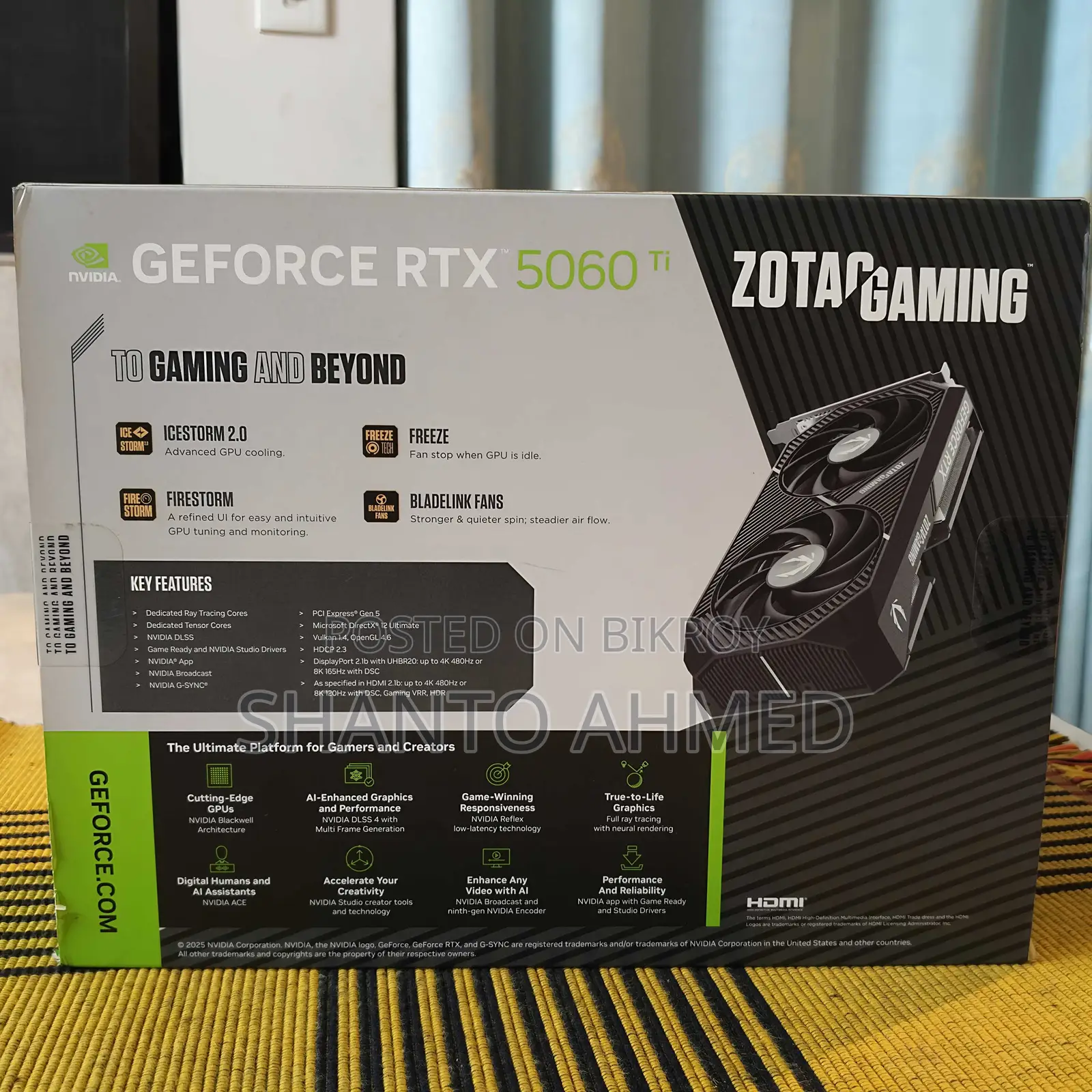 ZOTAC RTX 5060 Ti Twin Edge OC — 16GB GDDR7