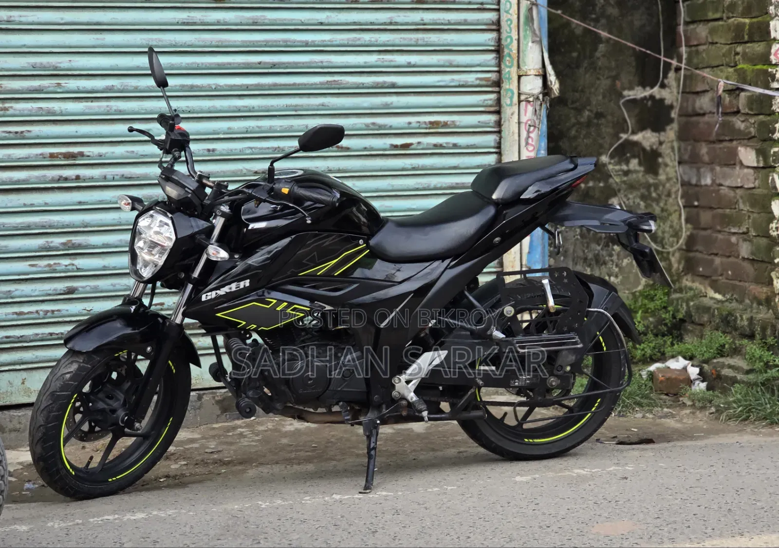 Suzuki Gixxer 2024 Black