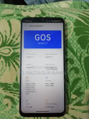 GDL GigaX Y11 64 GB Gray