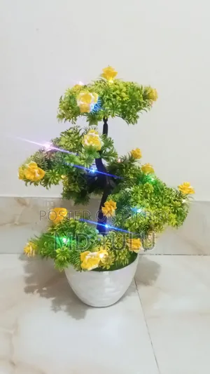 আকর্ষণীয় ফুলের টব লাইটিং সহ