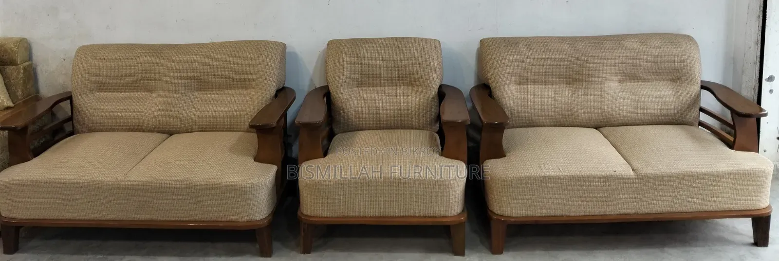 নিমকাঠের ২:২:১ সোফা