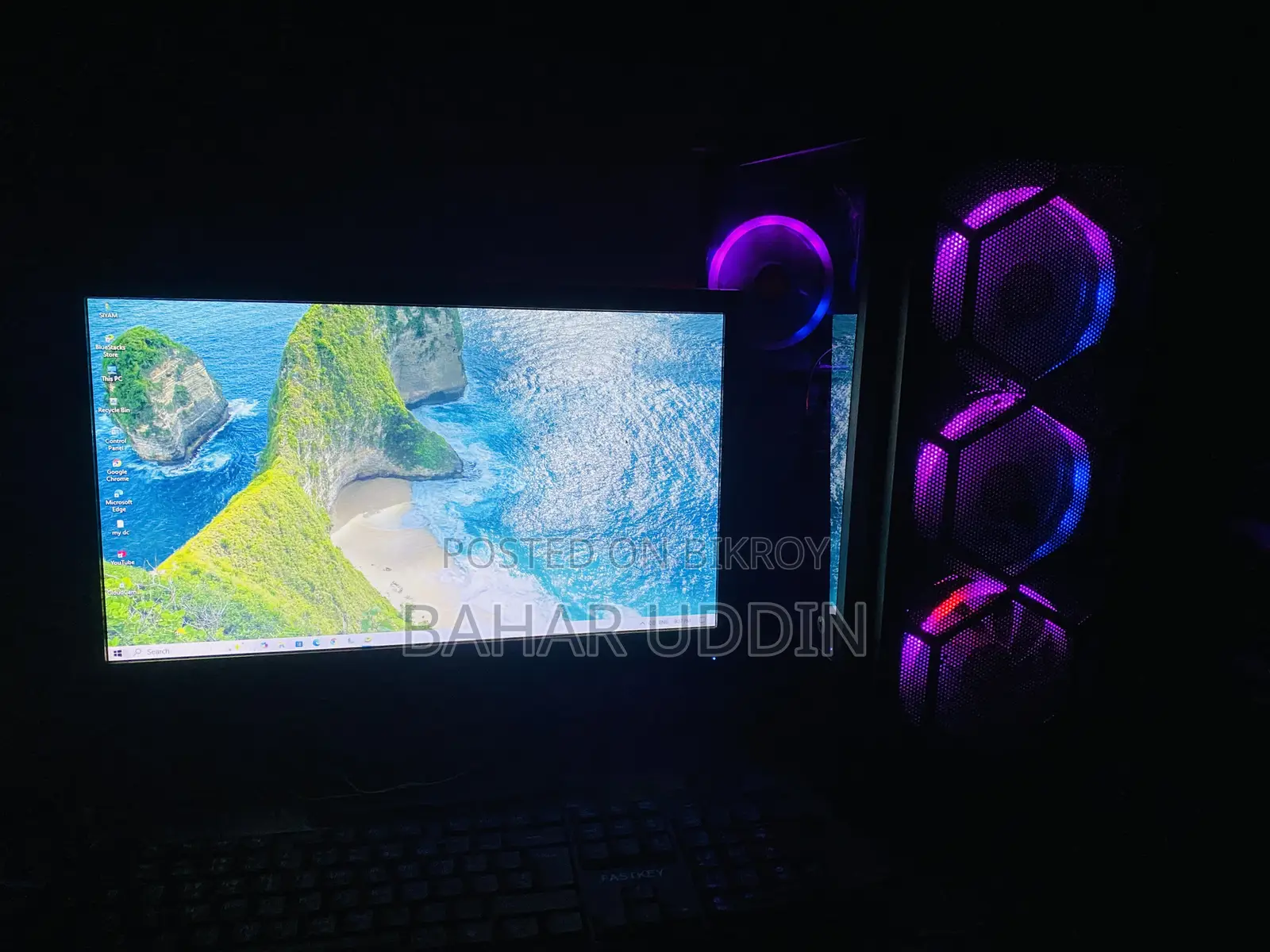 Desktop Computer 8GB RAM Intel Core I5 HDD + SSD 128GB