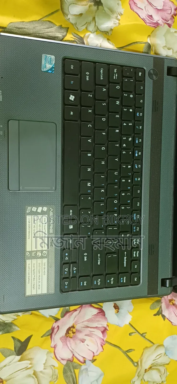 Laptop Acer AcerNote 3GB Intel Celeron SSD 128GB