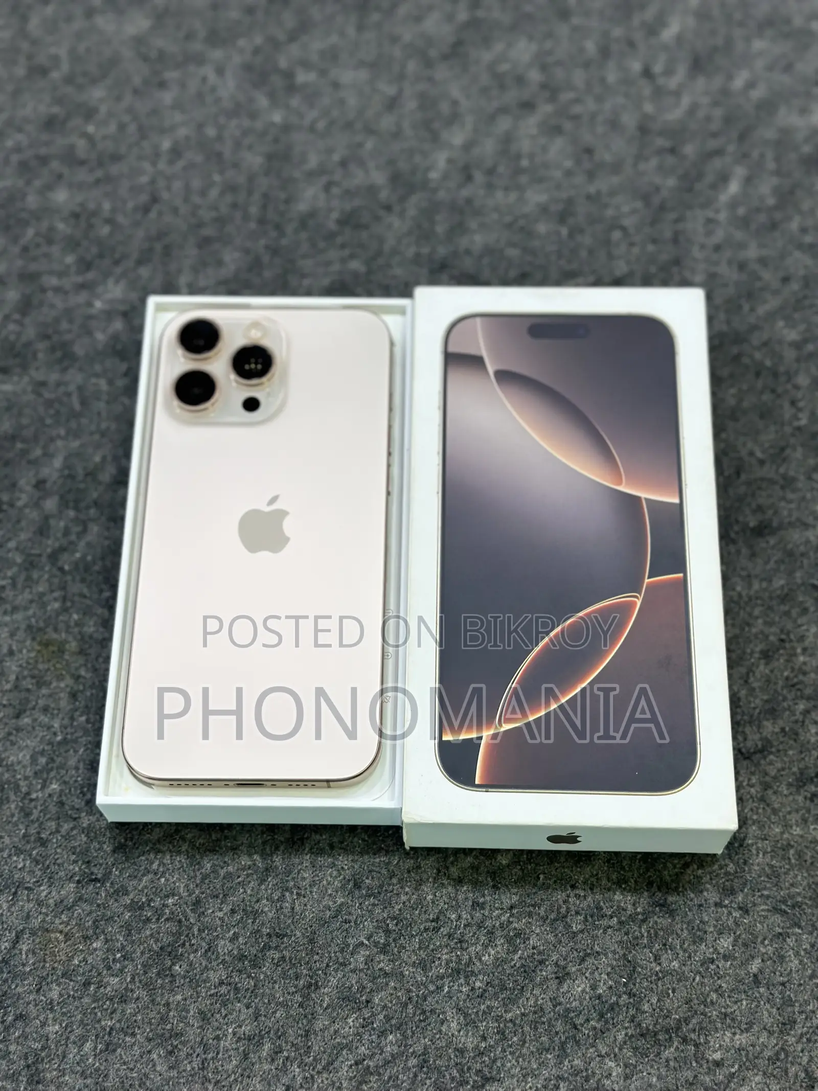অ্যাপল আইফোন ১৬ প্রো ম্যাক্স ২৫৬ জিবি গোল্ড