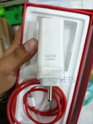 ওয়ান প্লাস ১৬০ ওয়াট সুপারভোক অফিসিয়াল অরিজিনাল চার্জার