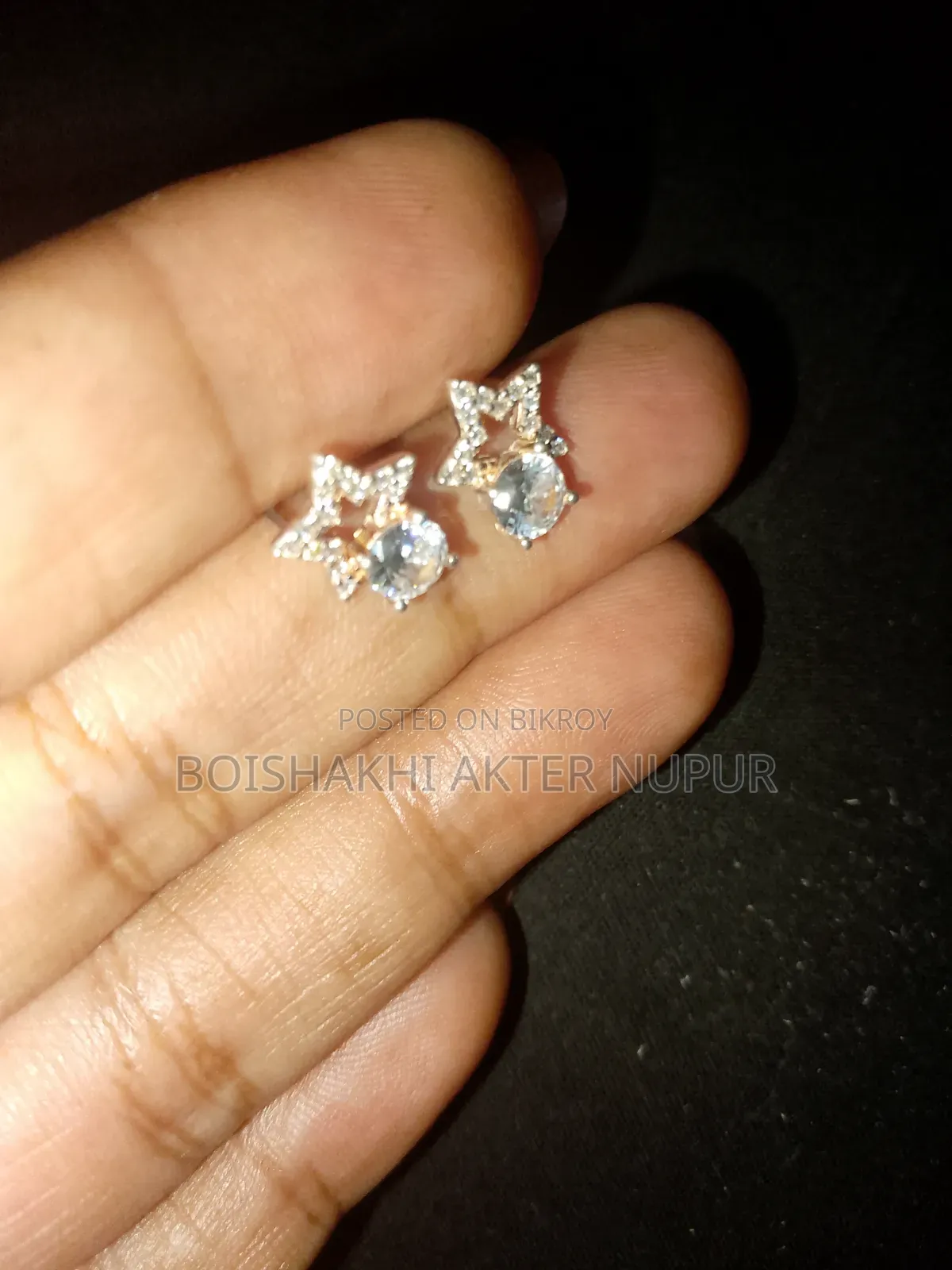 ইতালিয়ান রূপার কানের দুল
