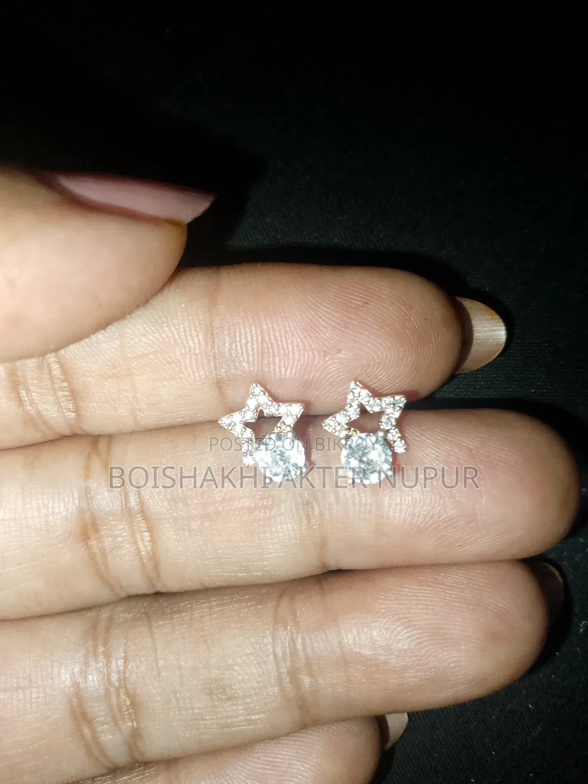 ইতালিয়ান রূপার কানের দুল
