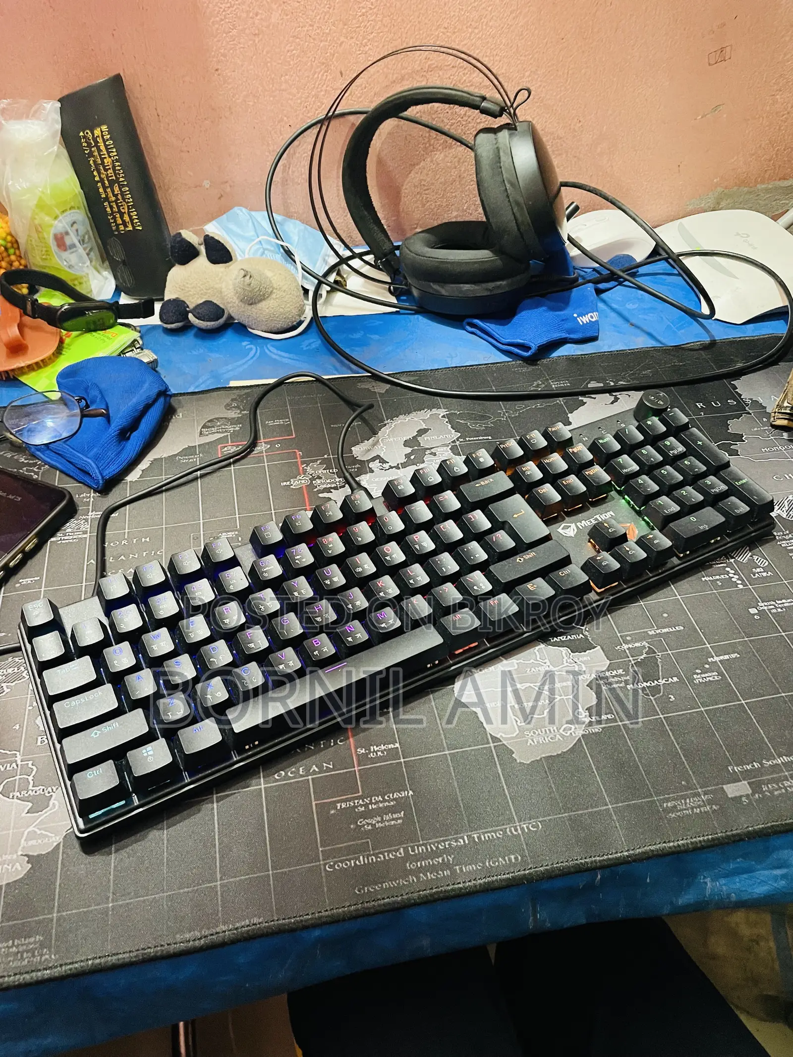 Meetion MK009RD Type C RGB Keyboard (Red Switch)