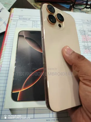 অ্যাপল আইফোন ১৬ প্রো ম্যাক্স ২৫৬ জিবি গোলাপি