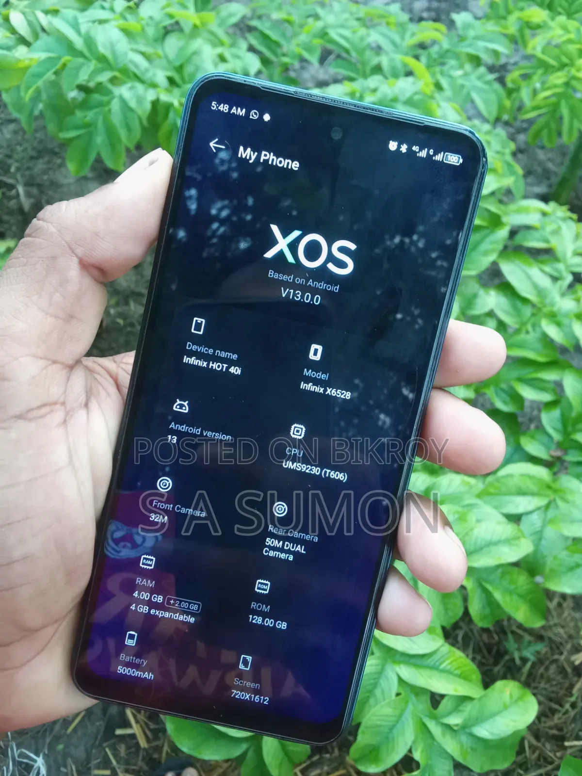 Infinix Hot 40i 128 GB Black