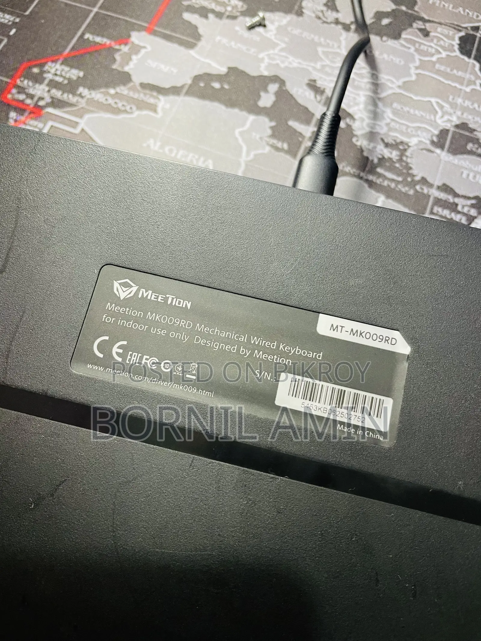 Meetion MK009RD Type C RGB Keyboard (Red Switch)
