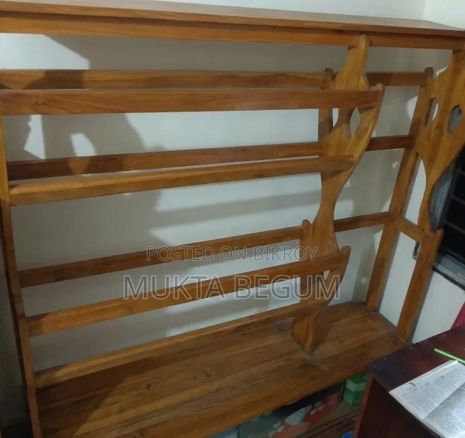 বক্স আলনা আকাশী কাঠ