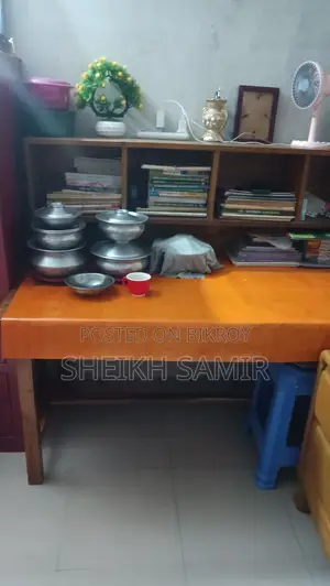 Solid Wooden Study Table - Chattogram"