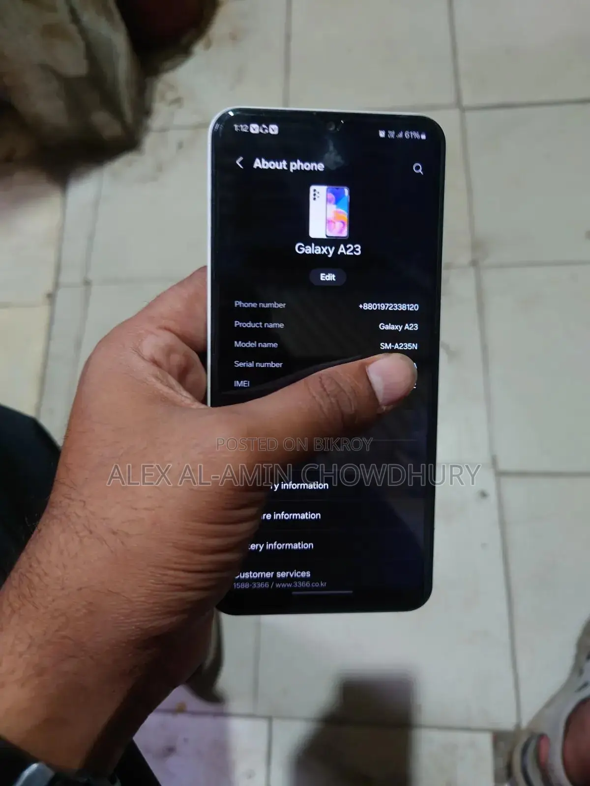 Samsung Galaxy A23 128 GB White
