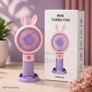 Original Kuromi Mini USB Rechargeable Hand Fan | Portable | 3 Speed