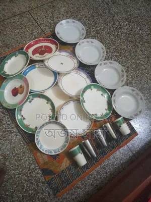 Plates and Glasses for Sale