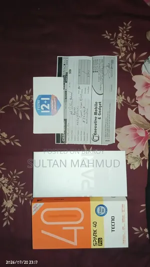 টেকনো স্পার্ক ৪০ প্রো ১২৮ জিবি ব্ল্যাক