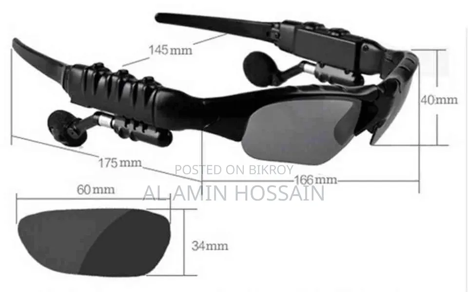 Bluetooth Headphone Sunglass