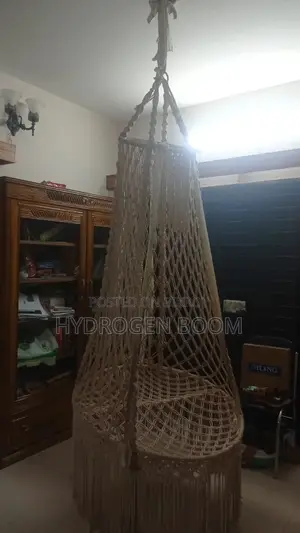Used Macrame Hanging Swing Chair